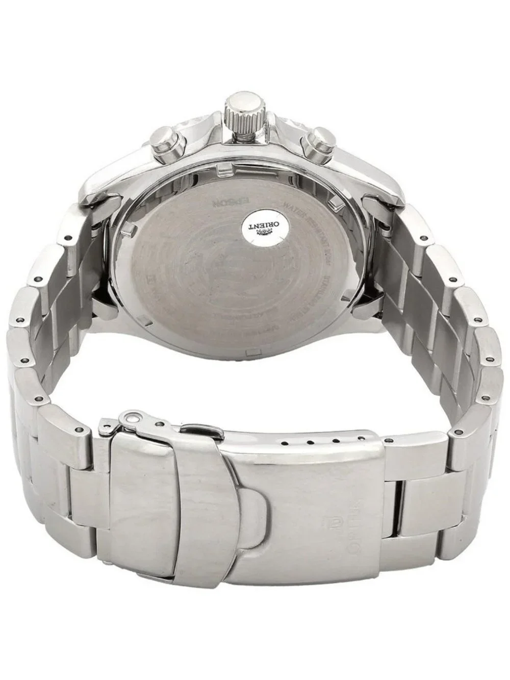 NWT Orient Mako Solar Chronograph Blue Dial Men's Watch